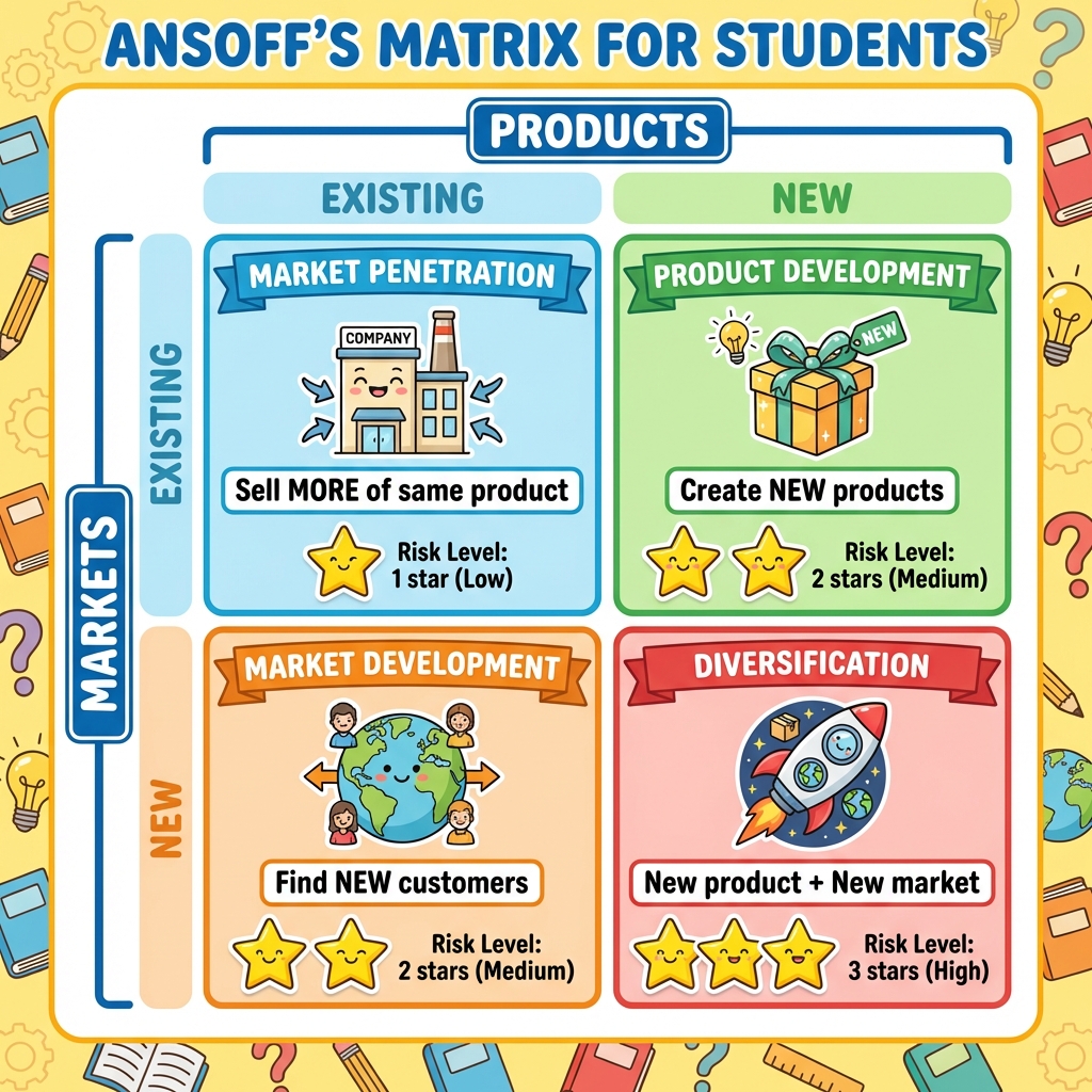 Ansoff's Matrix for Students